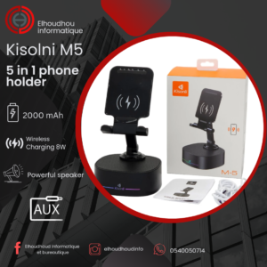 Kisolni M5 حامل الهاتف المكتبي الذكي