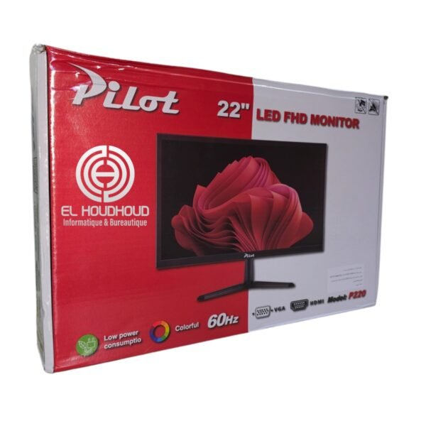 ECRAN PILOT LED 22" HDMI & VGA / P220