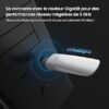 CLE WIFI TENDA U12/AC1300 DUAL BAND 400 MBPS / USB 3.0