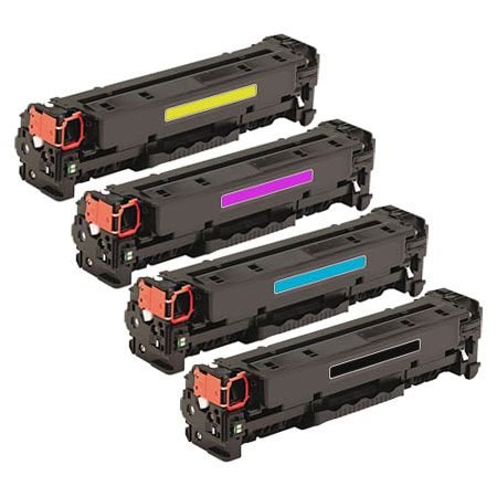 CC530A-CE410A-CF380-C718-CC531-532-533-1 TONER HP compatibles CC530A/CE410A/CF380/C718 noir, et couleurs
