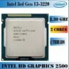 CPU INTEL® CORE™ IVY BRIDGE I3 3220 3.3GHZ/3M/ TRAY(SANS VENTILLO)