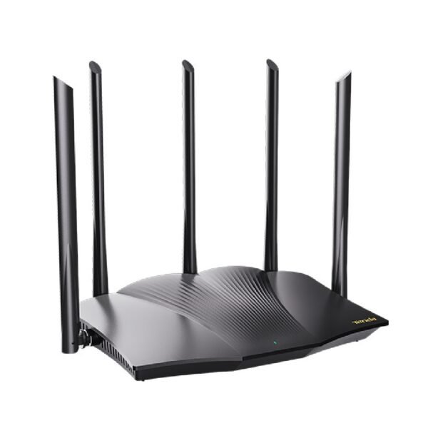 ROUTER TENDA WI FI 6 TX12 PRO DUAL BAND GIGABIT / INTELLIGENT FAULT DIAGNOSIS FUNCTION / 5 ANTENNES 6DPI / 4 PORTS GIGABITS / IPV6 / AX3000