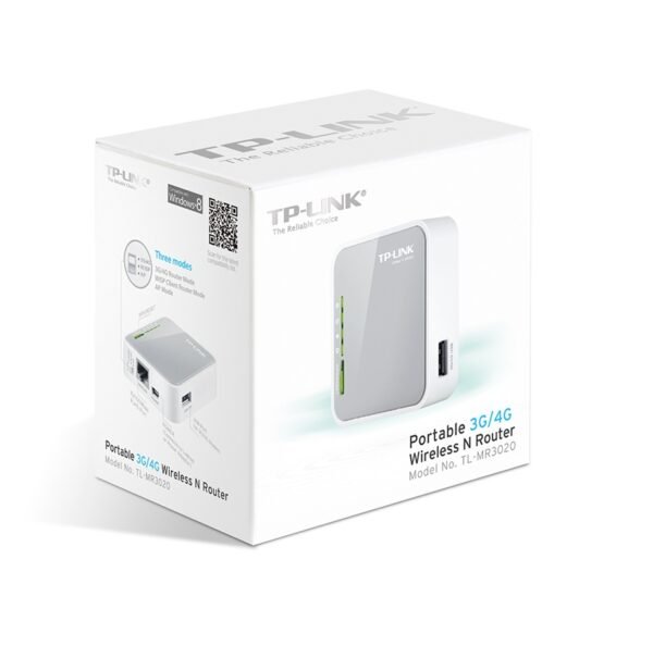 ROUTER TP LINK WI FI N 3G/4G PORTABLE AVEC BATTERIE RECHARGEABLE TL MR3020