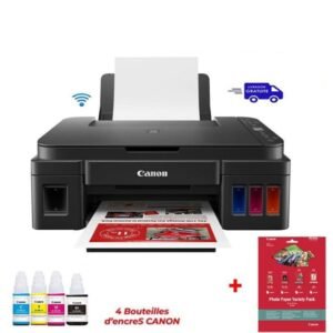 IMPRIMANTE CANON PIXMA G 3410 / WIFI + AFFICHEUR / 3EN1 A RESERVOIR INTEGRE A4 JET D'ENCRE MULTIFONCTION COULEUR