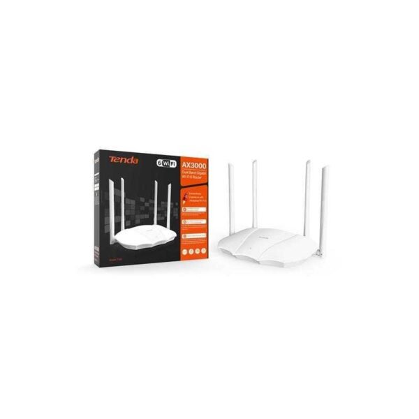 routeur-tenda-ax3000-wi-fi-6-dual-band-4-gigabit-ports-4-antennes-3000mbps-tx9-ax3000 ROUTER TENDA WI FI 6 TX9 DUAL BAND GIGABIT / CPU DC 1.6GHZ / 4 ANTENNES 6DPI / 4 PORTS GIGABITS / IPV6 / AX3000