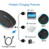 SOURIS OPTIQUE SANS FIL SLIM RGB M118/2.4G/10M RECHARGEABLE