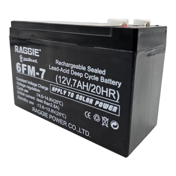 BATTERIE ONDULEUR 12V/7A RAGGIE
