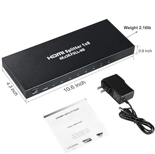 615GWPWoP8L._SX522_ HDMI splitter 8*1 Port HDTV 1080p