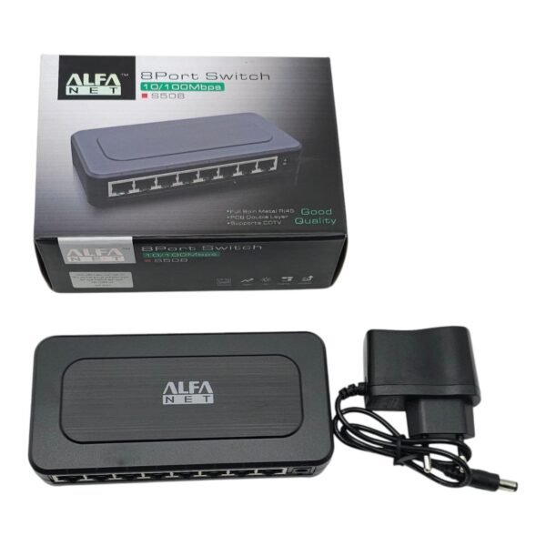 photo_2025-01-05_09-00-10 Switch Alpha S508 8 ports Rj45 En metal