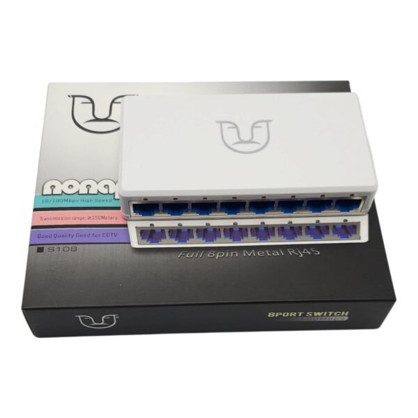 Switch  S108 8 ports Rj45 En metal