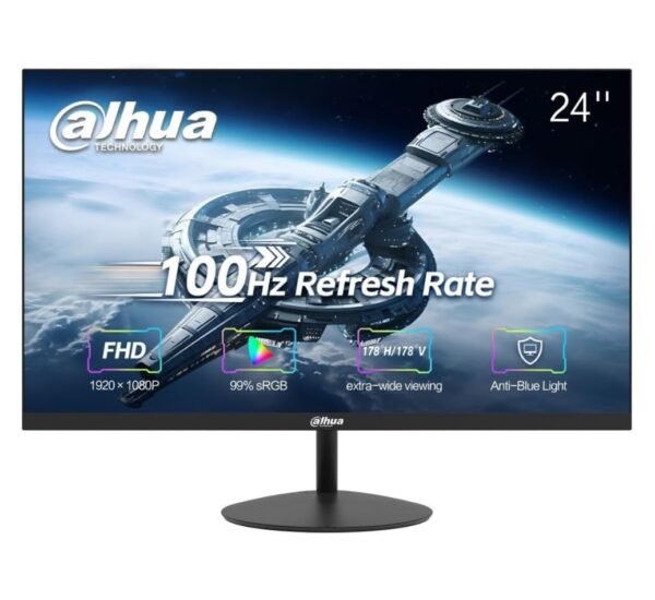 ECRAN DAHUA 24’’ DHI-LM24-A200Y BLACK MULTIMEDIA FHD 1920 X 1080 / 100 HZ