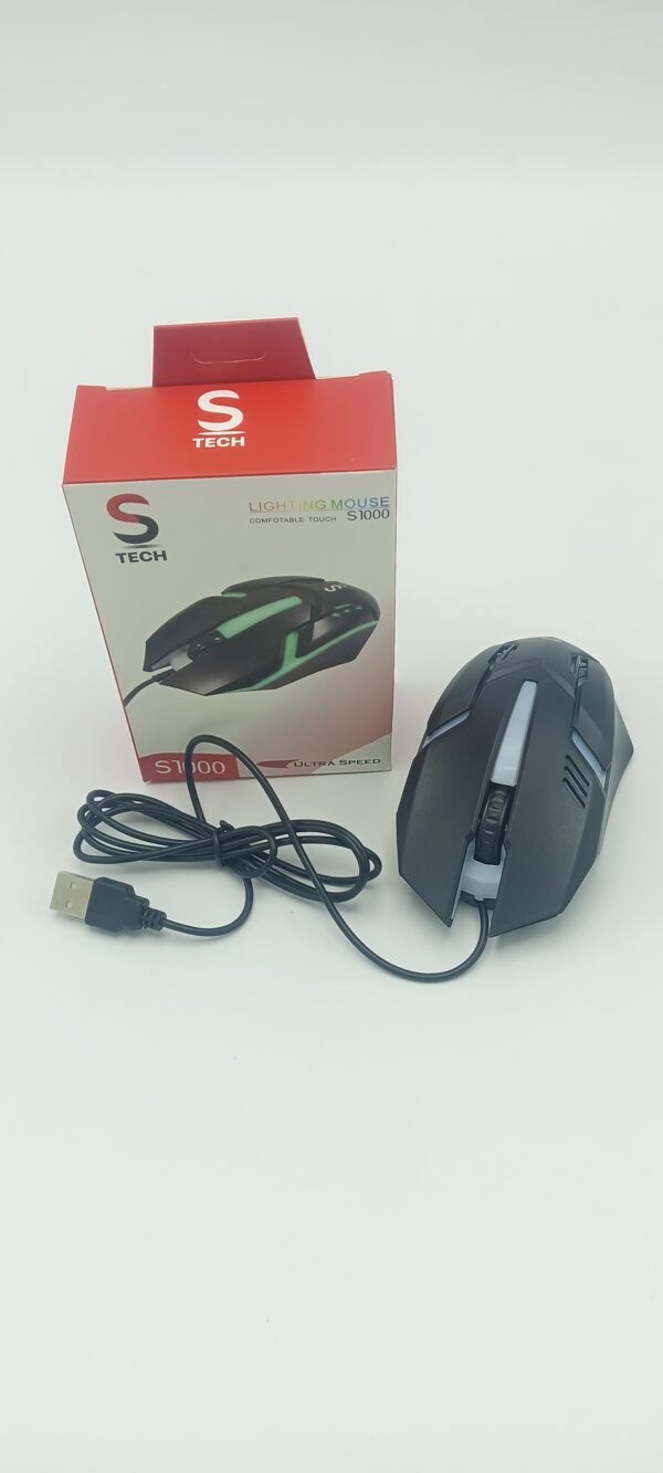 SOURIS USB GAMING LUMINEUSE S-TECH / S1000