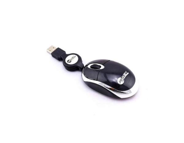 photo1 SOURIS MINI RETRACTABLE JEWAY USB /1200 DPI/JM-0008