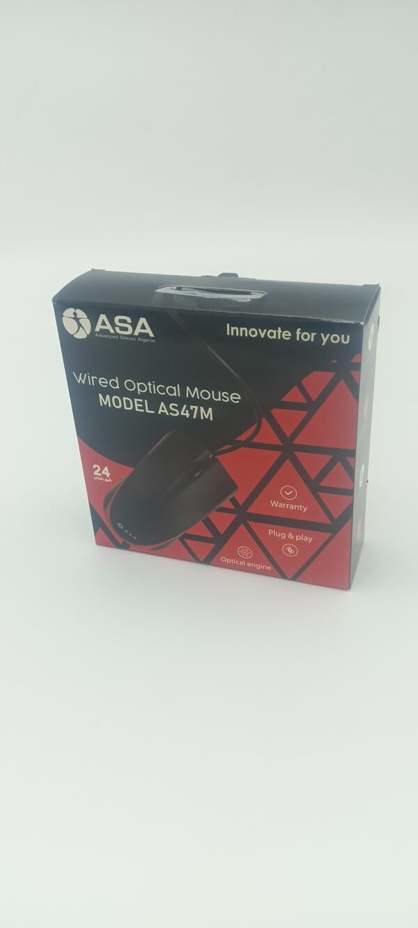 1000051770 SOURIS OPTIQUE USB ASA AS47M 1400DPI