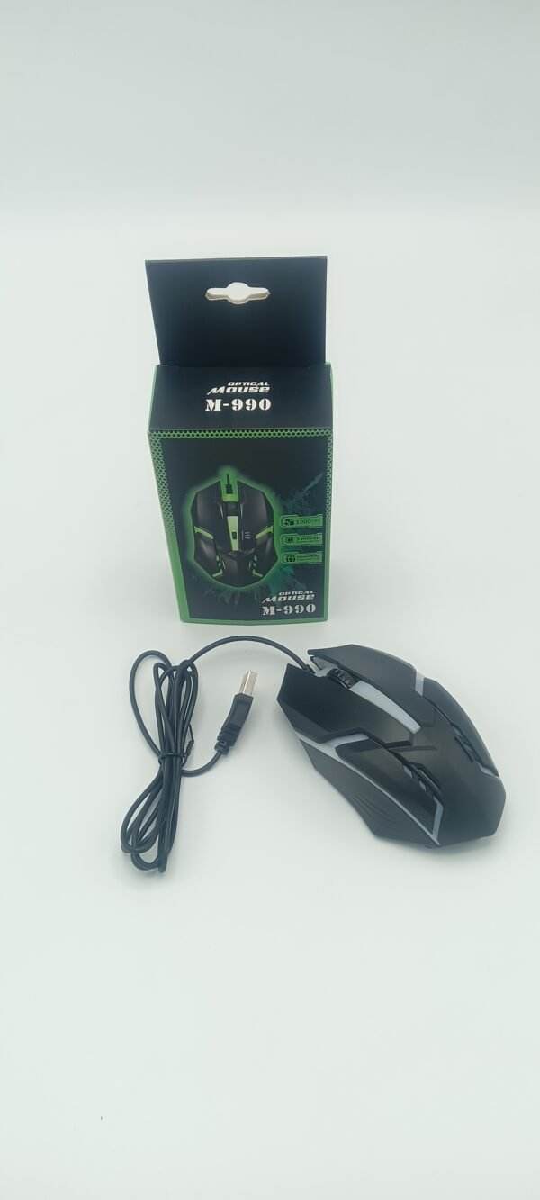 1000051778 SOURIS USB GAMING LUMINEUSE M-990