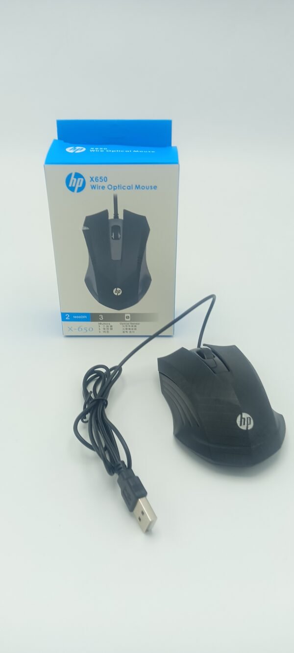 1000051780 SOURIS OPTIQUE USB HP X650