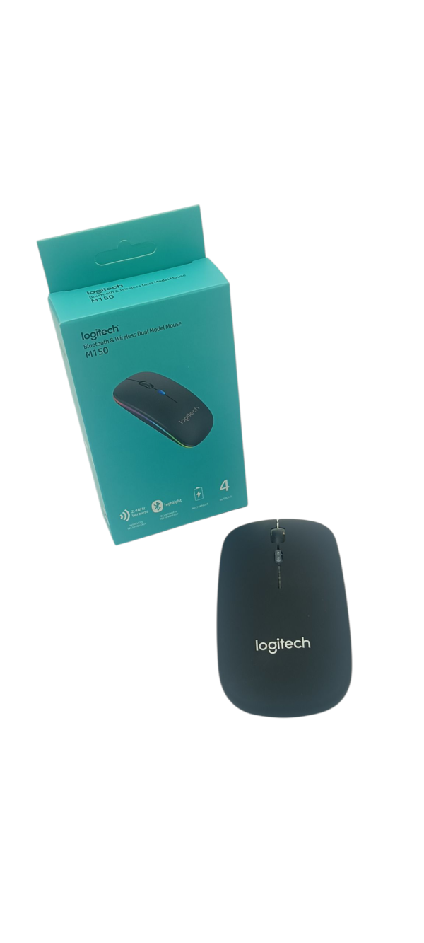 IMG20250618094746 SOURIS OPTIQUE SANS FIL RGB (BLUETOOTH & WIRELESS) LOGITECH SLIM RGB M150 / RECHARGEABLE