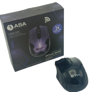 SOURIS OPTIQUE SANS FIL 2.4GHZNANO RECEIVERASA AS50W01  1400DPI