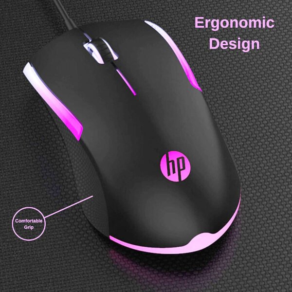 Souris-Gaming-HP-M160-filaire-USB-RGB-1000-DPI-image-03 SOURIS USB GAMING RGB 1000DPI HP / M160