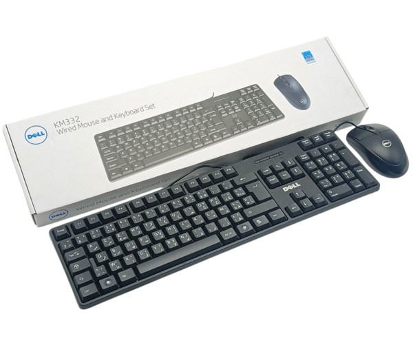 COMBO (CLAVIER MM+SOURIS OPT) DELL FILAIRE / KM332